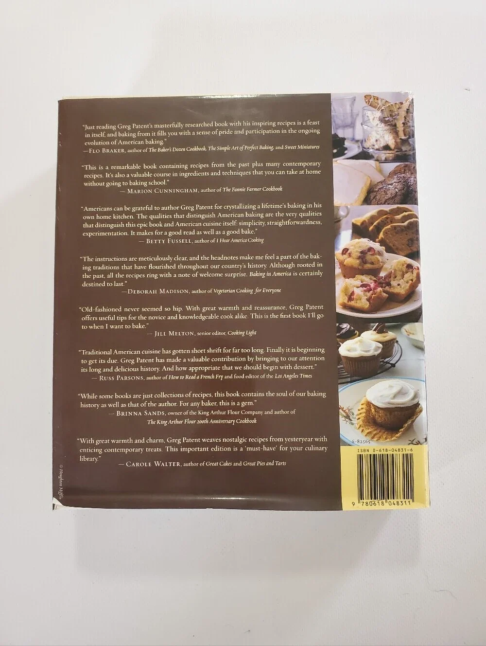 Baking In America Cookbook by Greg Patent